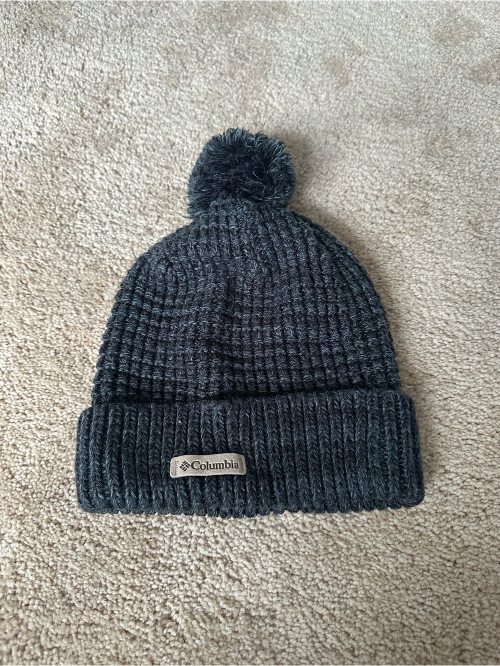 Columbia Kids Pom Beanie - Charcoal Black